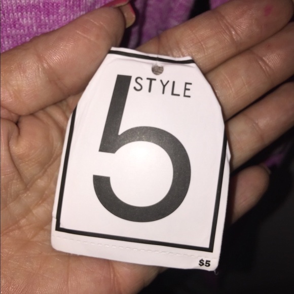 NWT 5Style size XL Heather pink stretch comfy layer fall winter soft - Picture 4 of 8